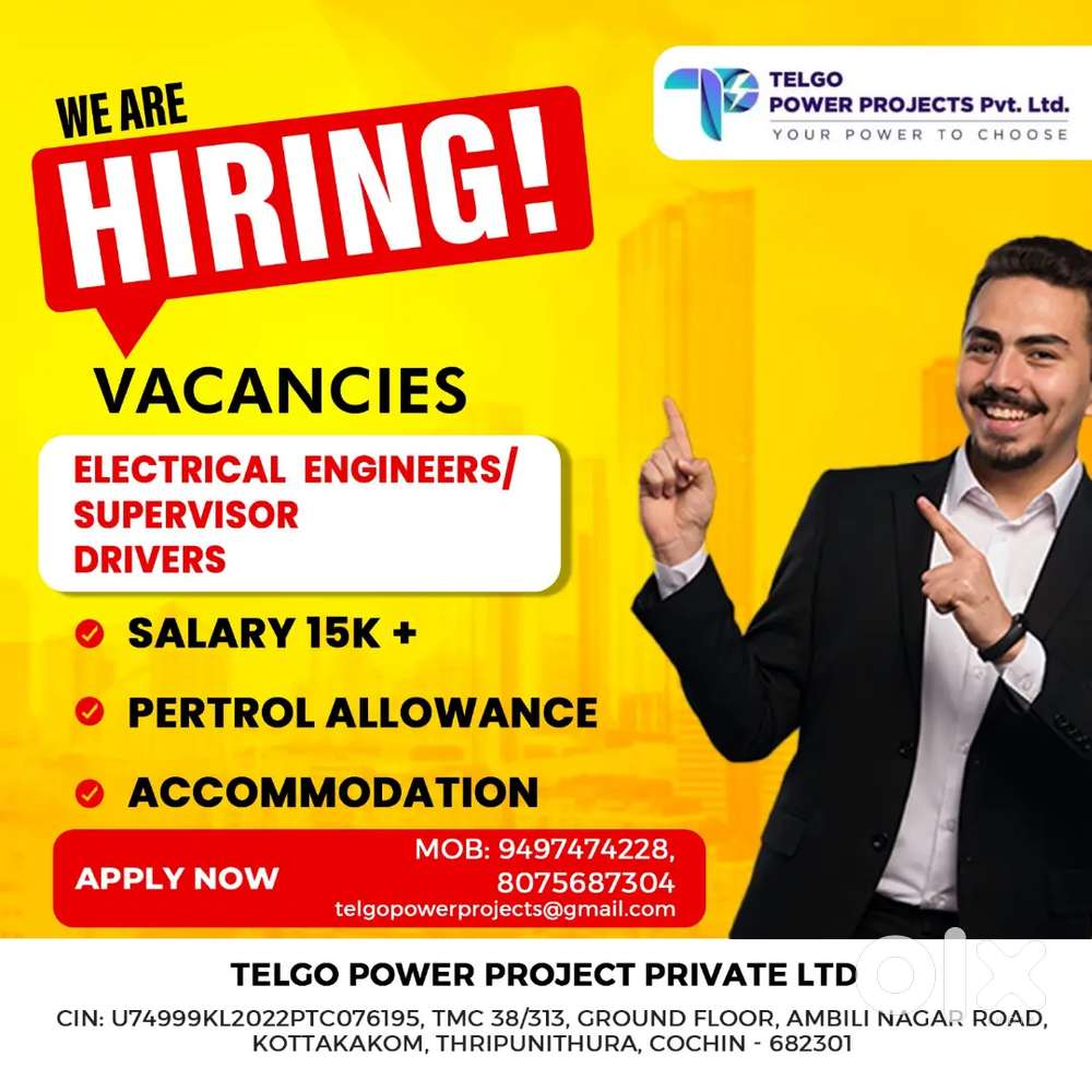 Eletrical  Engineers/Supervisor
, Drivers