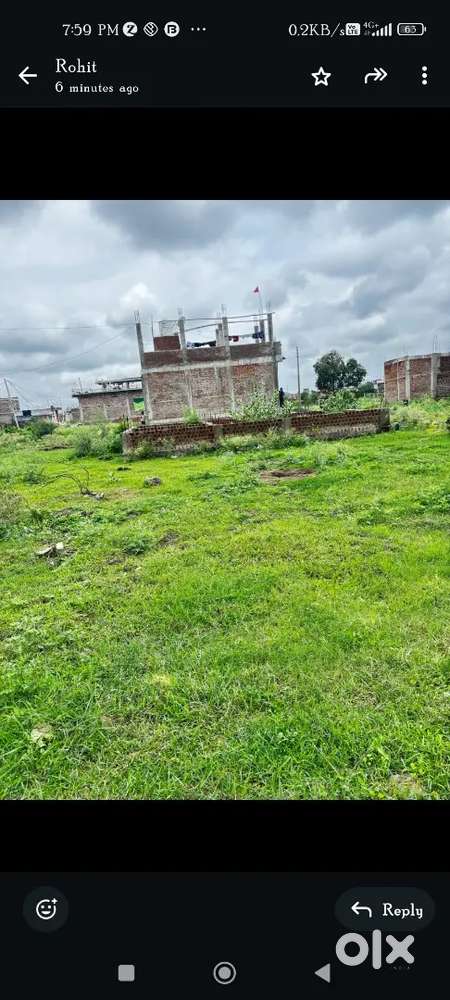 Good location development area & near petrol pump