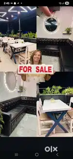 URGENT SALE! Full Cafe Furniture Package:16 Chairs,4 Tables,2 Sofa Set