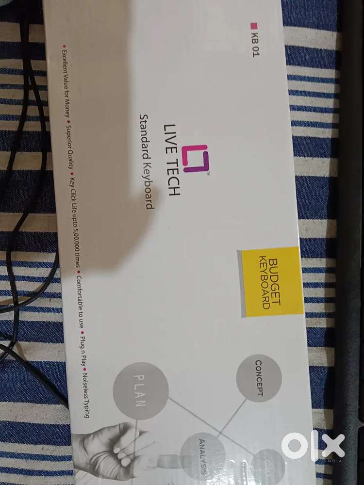 Live tech standard wired keyboard