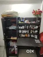 Computer table and shelf