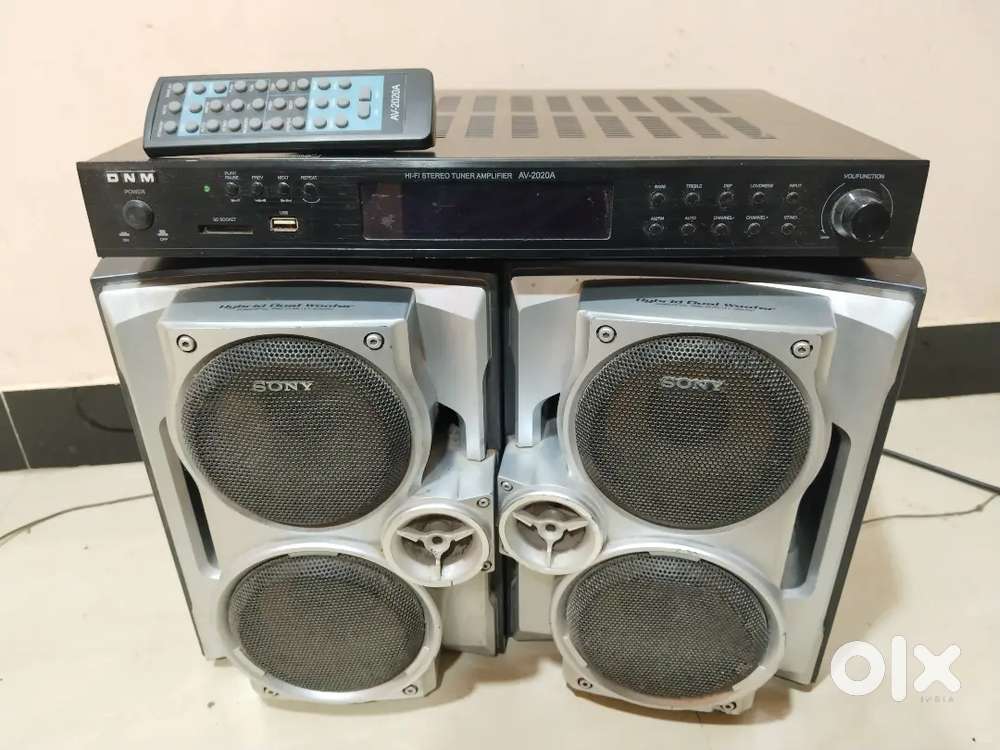 DNM Audio Amplifier & Sony speakers