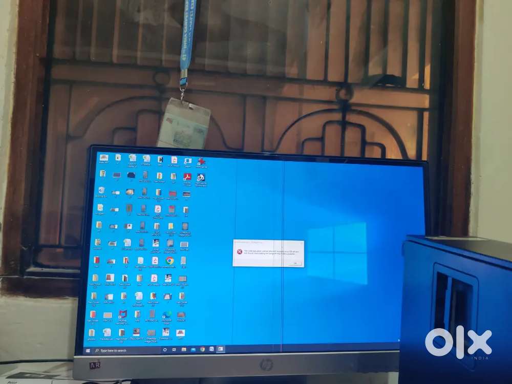 Dell pc computer i5 processor 11 gen hp 24 inch monitor hp