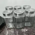 Glass storage container