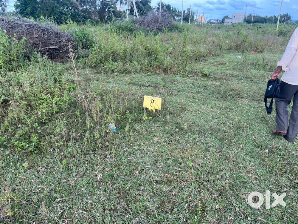 Plot for sale in honnali near hirematha