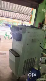 Three layer ice cream flavour making machine