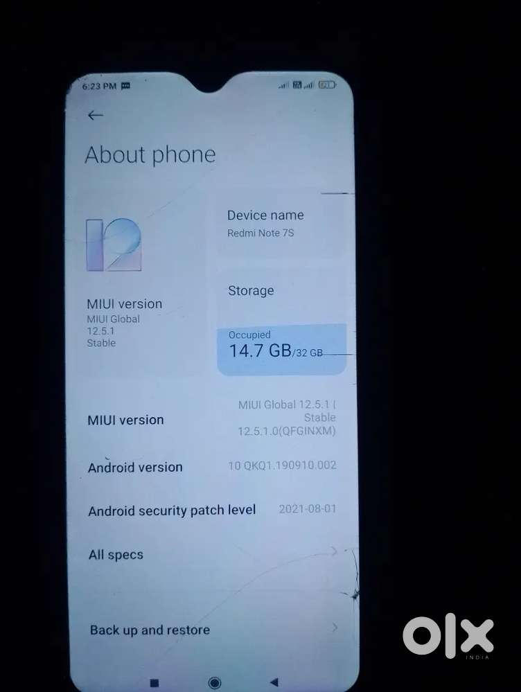 Redmi note 7s