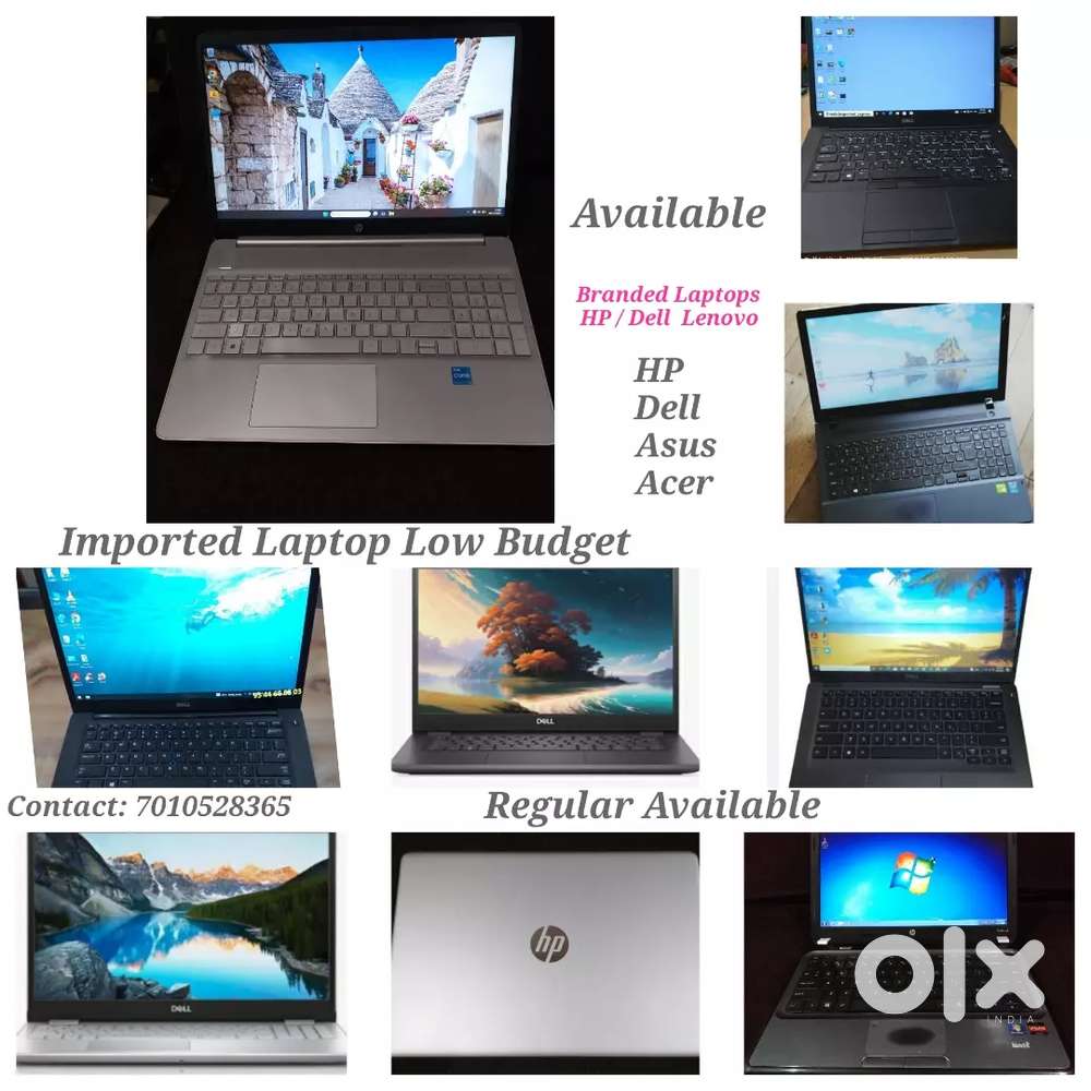 Laptop / Printers  and Monitorsl Low Budget Available
