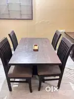 dining table with 4 chairs