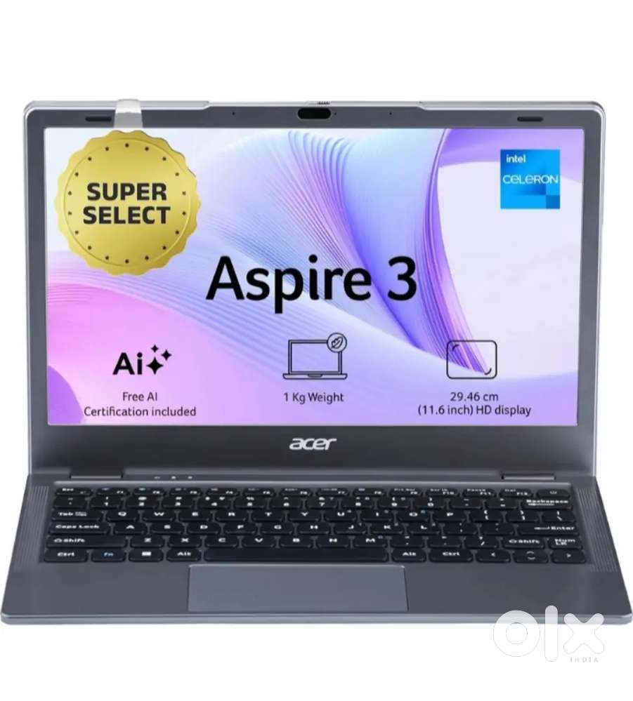 Acer Aspire 3 intel celeron dual core-(8 GB/128GB SSD/ New laptop