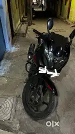 Pulsar 220f cc BS6 in black red colour