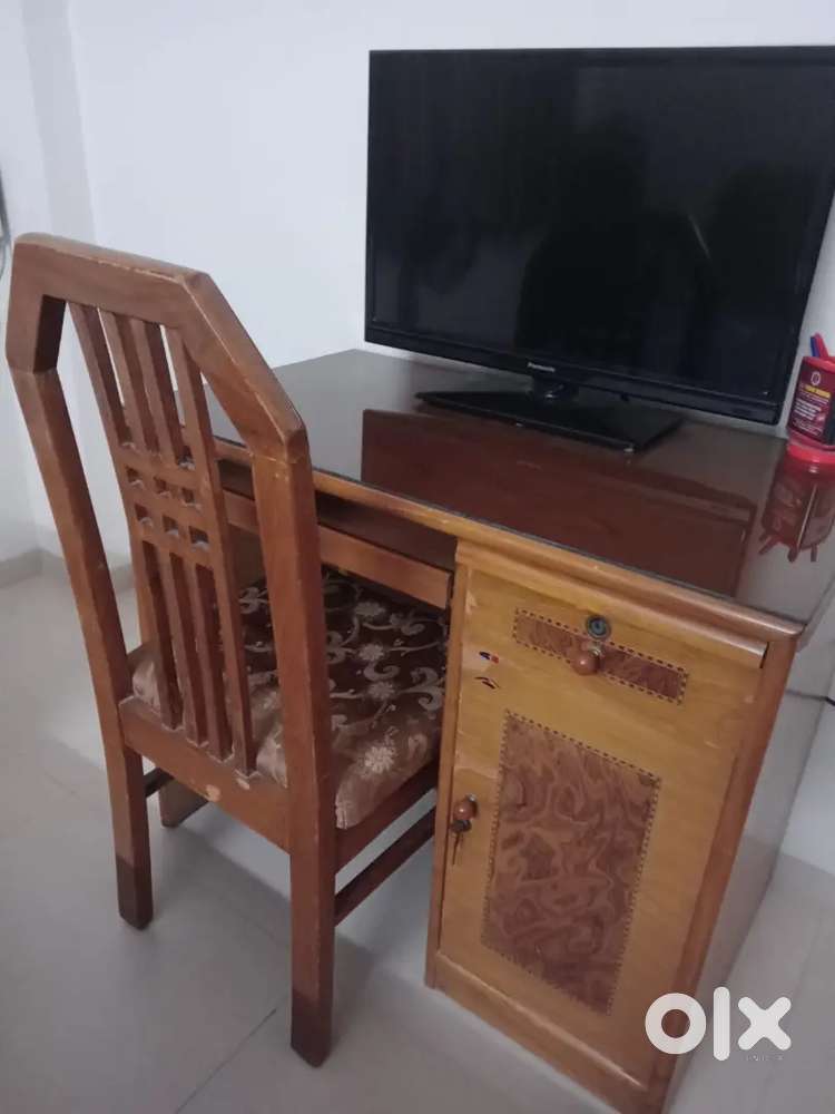 Computer table with chair