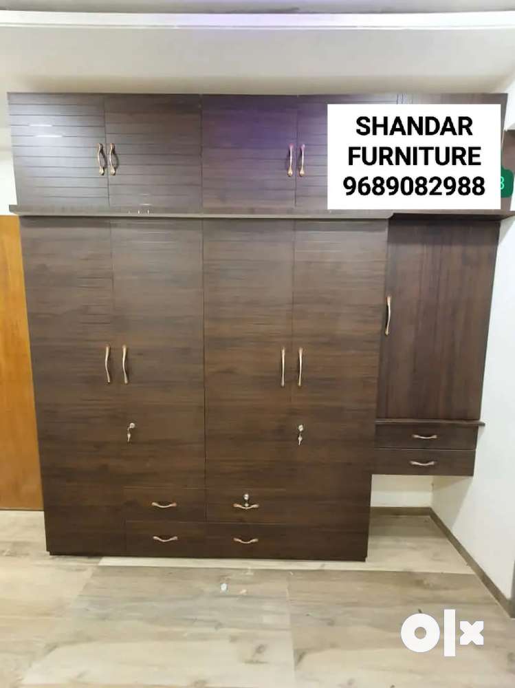 {SHANDAR FURNITURE} | NEW | LUXURY BEDROOM | WALL ATTACHED ALMIRAH |