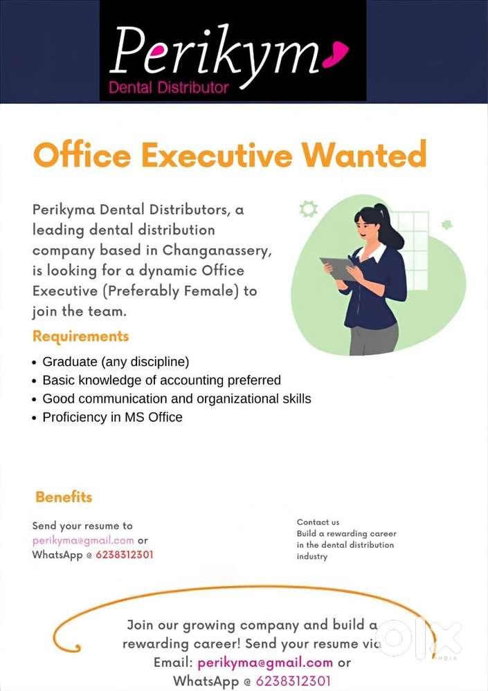 Office executive wanted