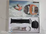 1 month used watch 9 ultra 2.19 inch large screen with charger cable