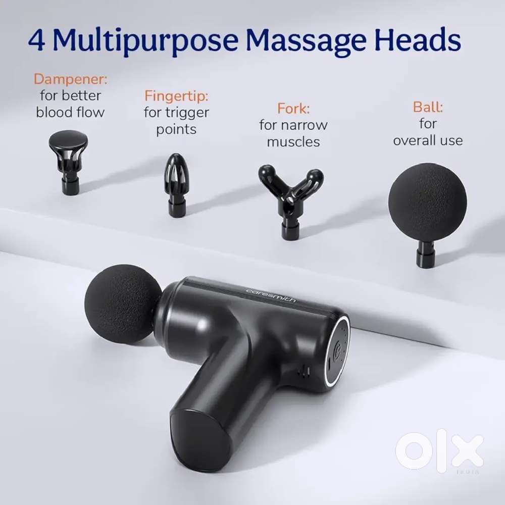 Caresmith Body Massager for Pain Relief with 4 Heads