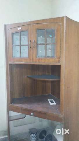 Corner book & computer rack