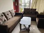 Brown sofa set 3+2+1