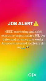 Need marketing executive urgent