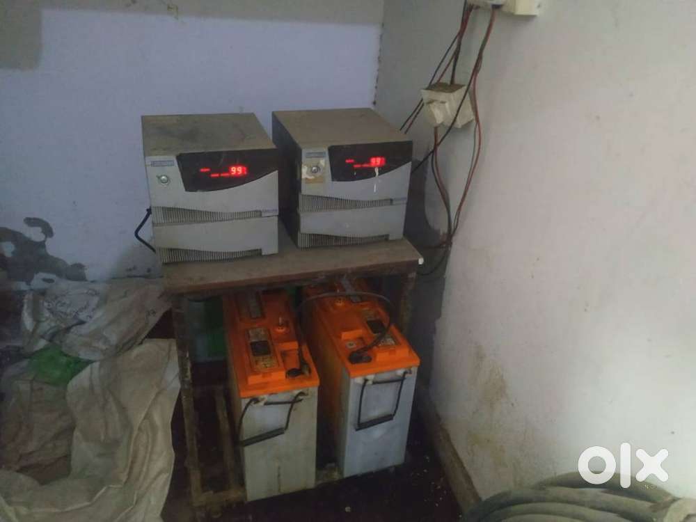 set of 2 Lumious invertor +2 Amaram battery+ 2 luminious battery