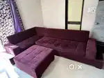 L Sofa set with center table