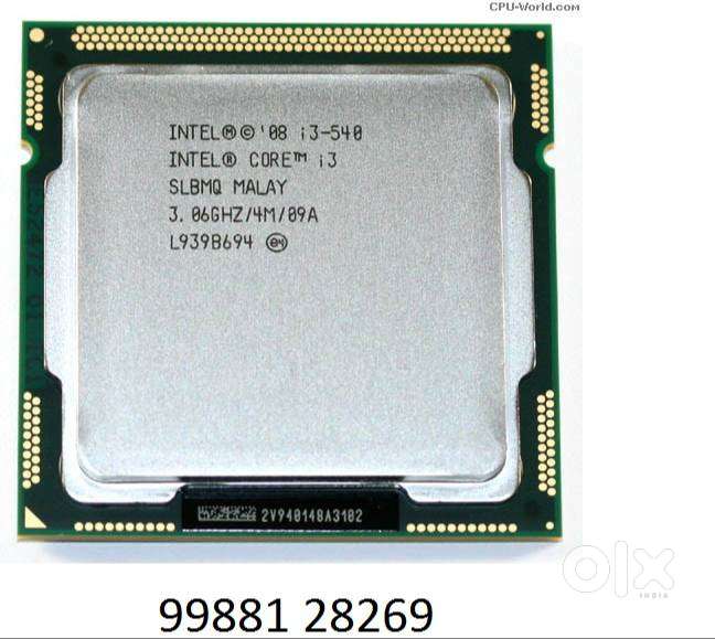 i3 processor, fan and SMPS