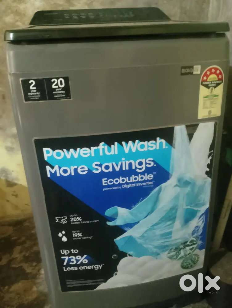 Untouched automatic washing maching new with bill