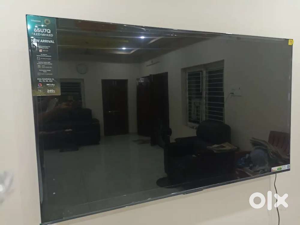 Hisense  Mini Led 65 inches Qled, U7Q Model,  taken  Sept 26,  2025 .