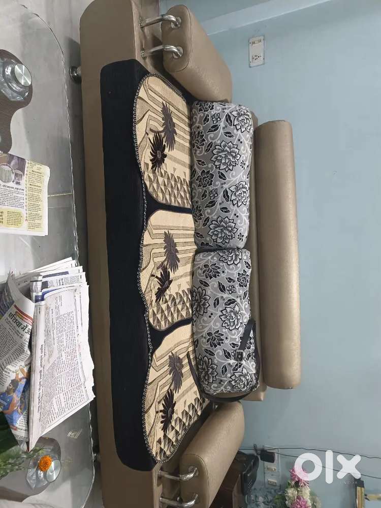 Golden colour sofa