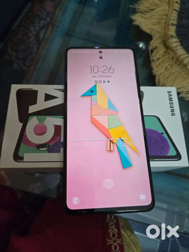 Samsung A51 6/128gb Amoled with box bill charger