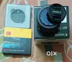 Canon EF 50 mm + uv filter + nd filter