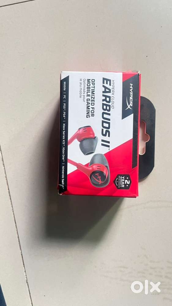 HyperX Cloud Earbuds II Gaming Earbuds with Mic-Red
