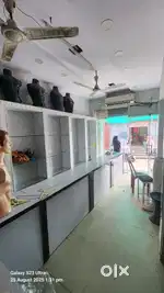 Shop for rent available ON ROAD ekdam bani huyi h poori maintain h