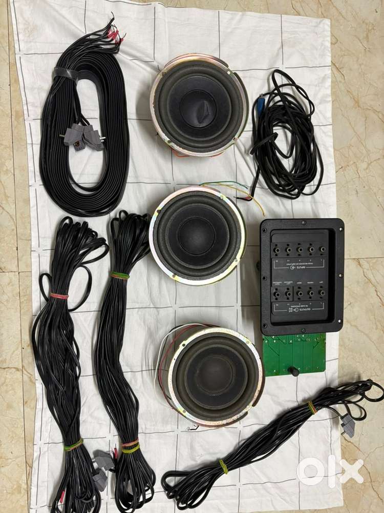 Bose 6 inch woofer 3 piece, 5.1 board, speaker cables ,