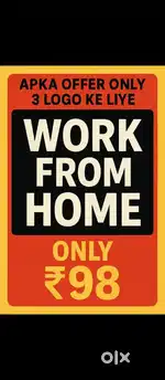 Online work from home using social media