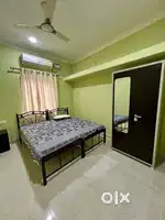 Furnished 1 BHK with A/C, fridge, tv, etc
