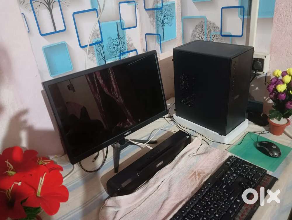 Band new computer all set up.