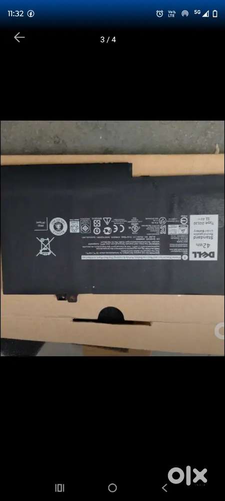Dell company Laptop battery - Model : DJ 1J O