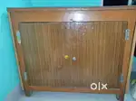 Big Wooden Table Cum wooden Cabinet