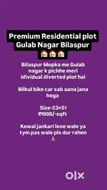 बिलासपुर गुलाब नगर डाइवर्टेड प्लाट