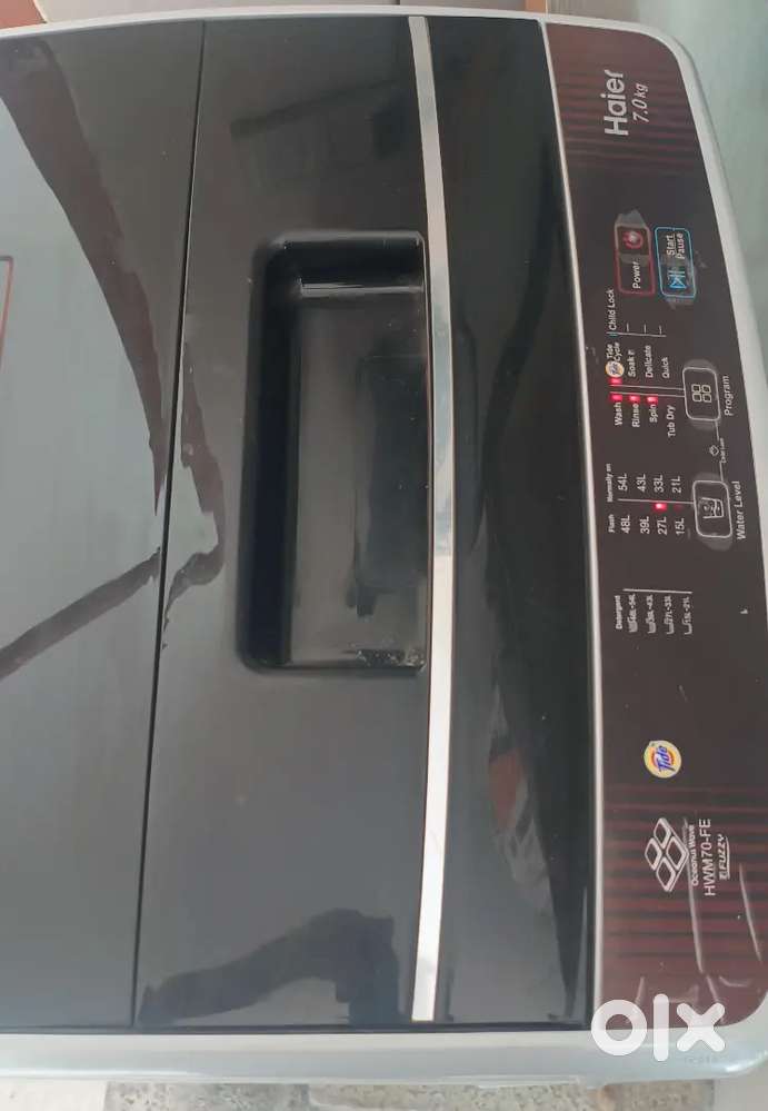 Haier 7.2 KG Washing Machine(7Months old in warranty for 2 more years)
