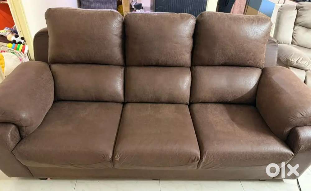 Sofa 3+2 seater texture material & Whirlpool Refrigerator Intellifresh