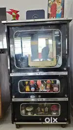 Vintage TV Showcase & Storage Cabinet