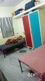 I need a 2BHK flat with bed fan or wardrobe