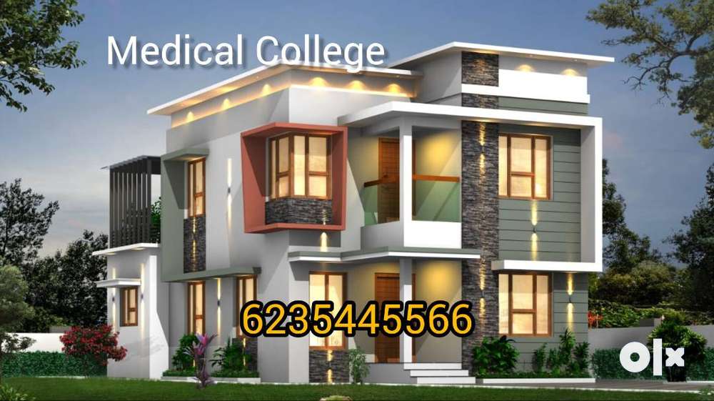 New 4 bedroom house for sale at Kozhikode Medical college .