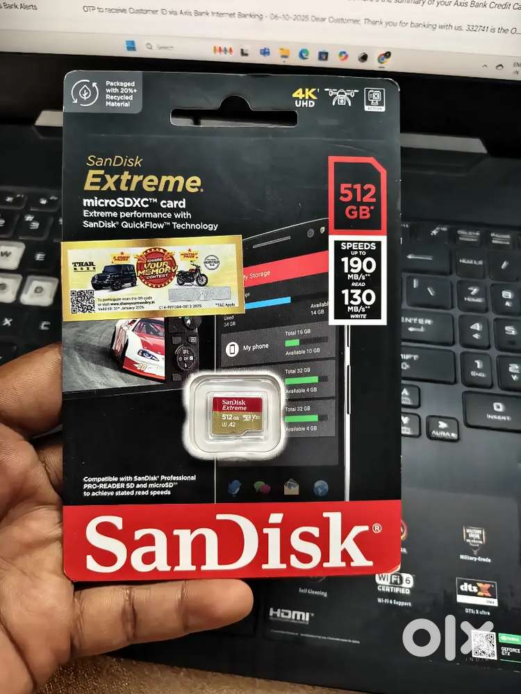 SanDisk 512Gb memory Brand New