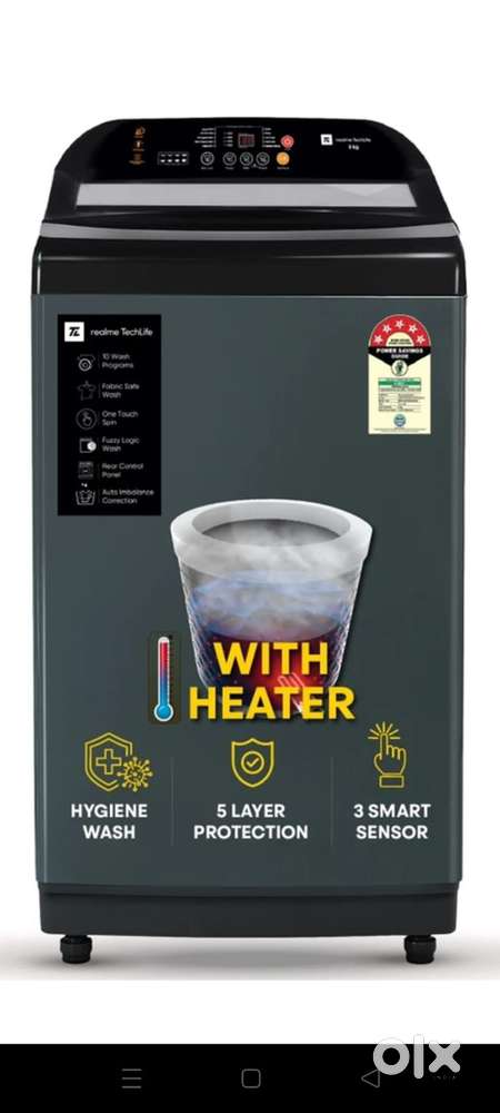 3 Months used 8Kg Top load washing machine with inbuilt heater