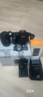 Canon DSLR Camera, Lens & Godox TTL Flash