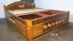 Most double bed with box storage queen size 5/6.5.
