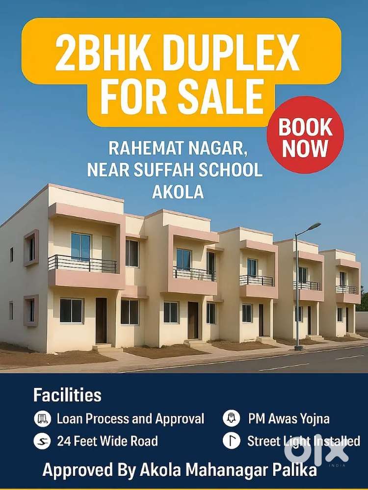 2BHK DUPLEX FOR SALE ( UNDER CONSTRUCTION)